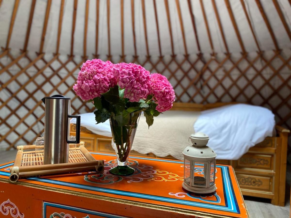 Les Yourtes Du Bearn - Domaine Des Deux Clos Bed & Breakfast Pontiacq-Viellepinte Ngoại thất bức ảnh